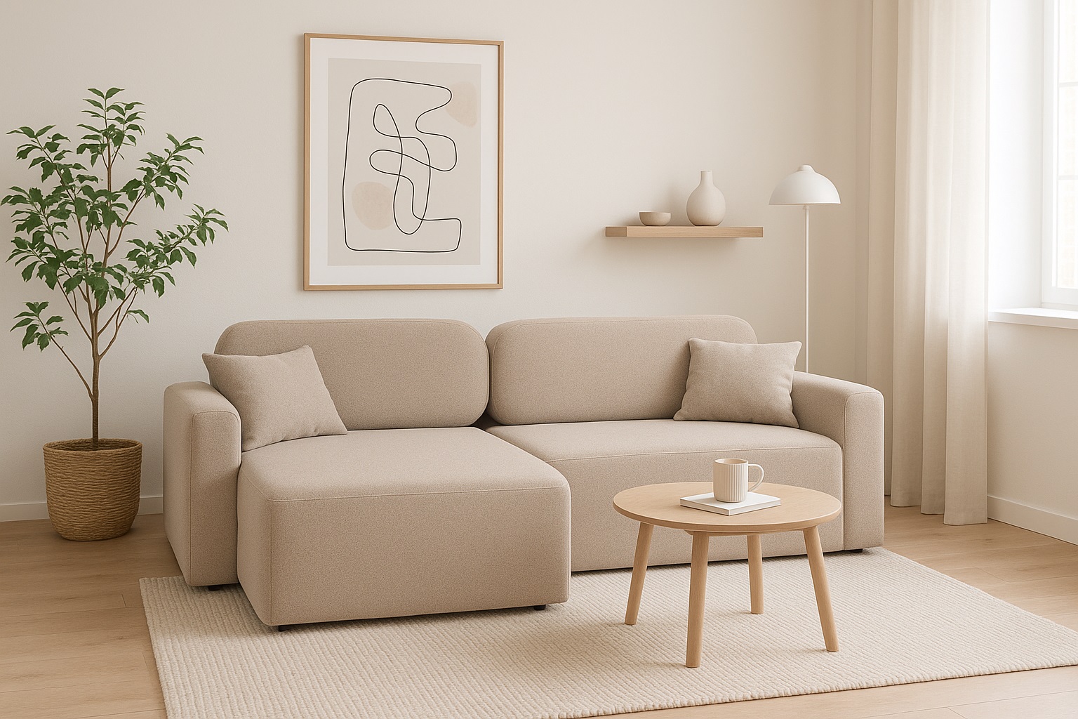 SOFA NAROŻNA ROZKŁADANA Z POJEMNIKIEM MERY